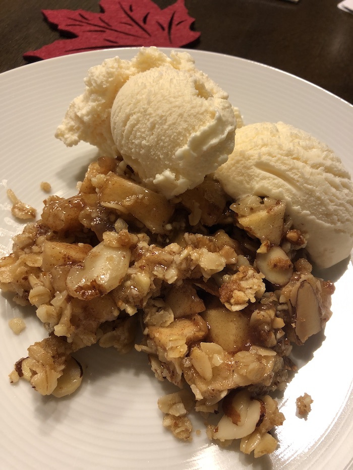 Apple Almond Crisp A Seat at the Table